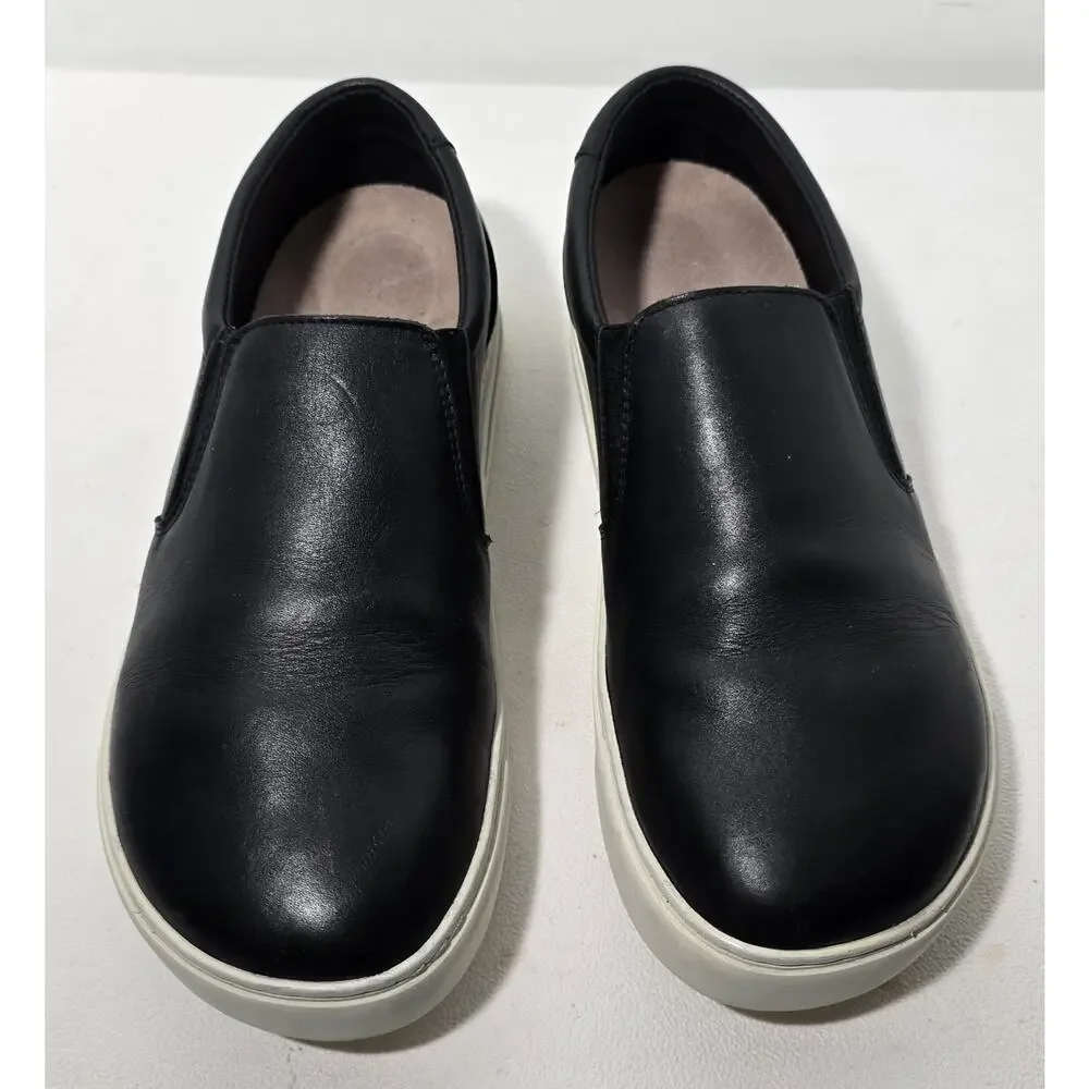 Birkenstock Oswego Slip-On Shoes Mens 42 N/US 9 Black Leather Casual Comfort